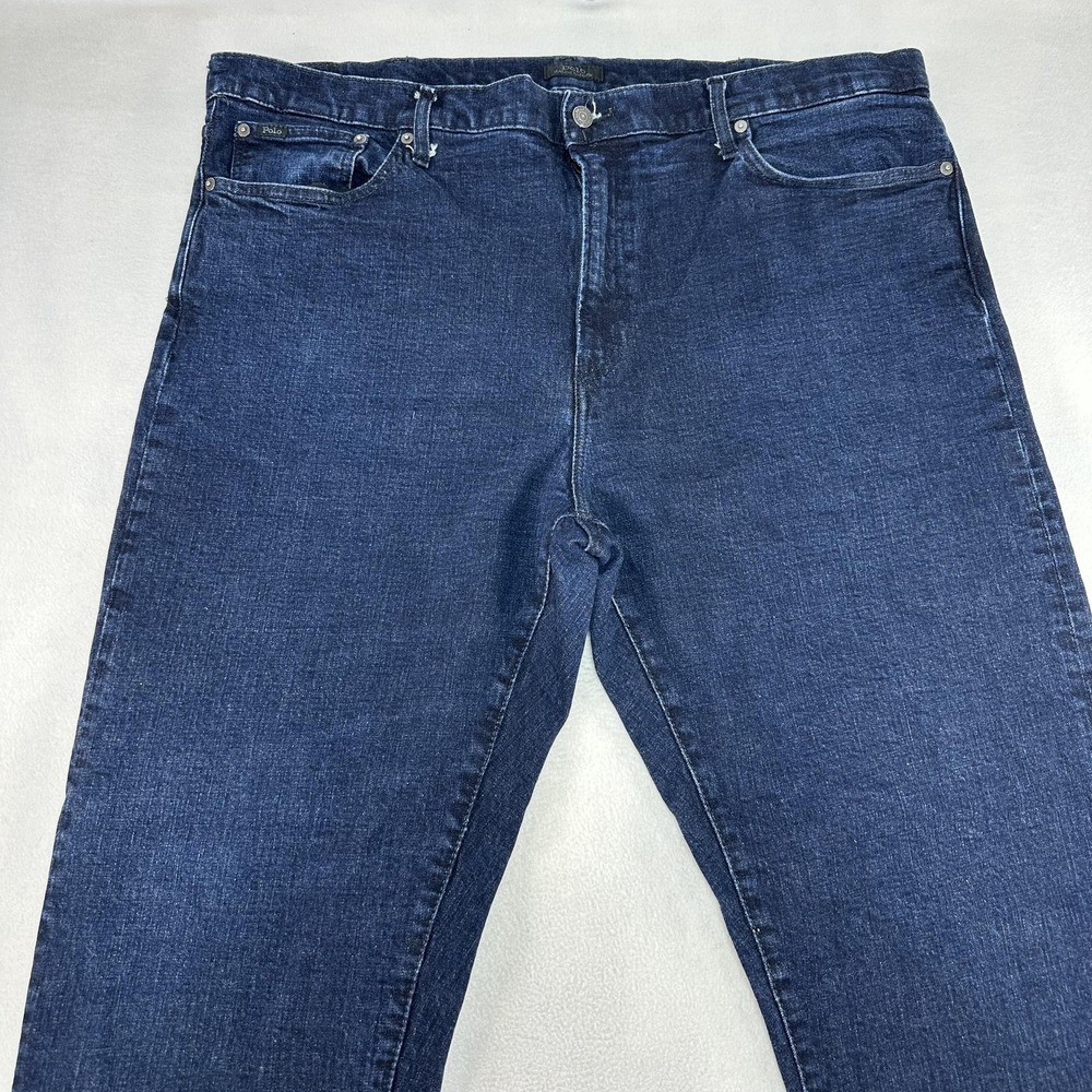 Polo Ralph Lauren The Prospect Jeans Mens 44x34 Blue Straight Black Label Denim